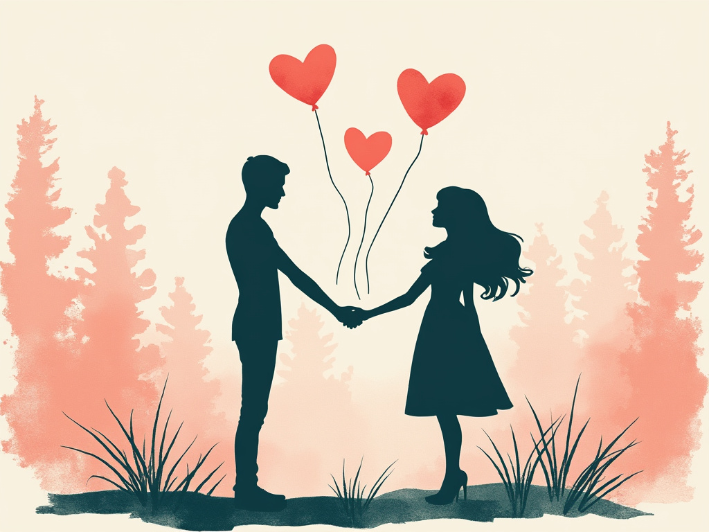 Holiday couple connection