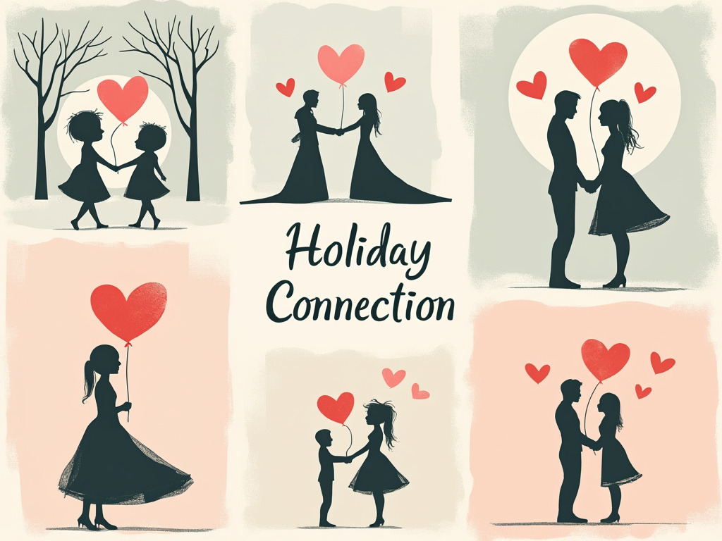 Holiday couple connection